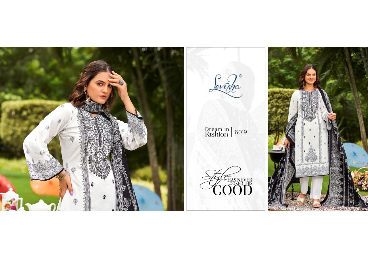 Levisha Naira Nx 8 Cotton Printed Dress Material Collection