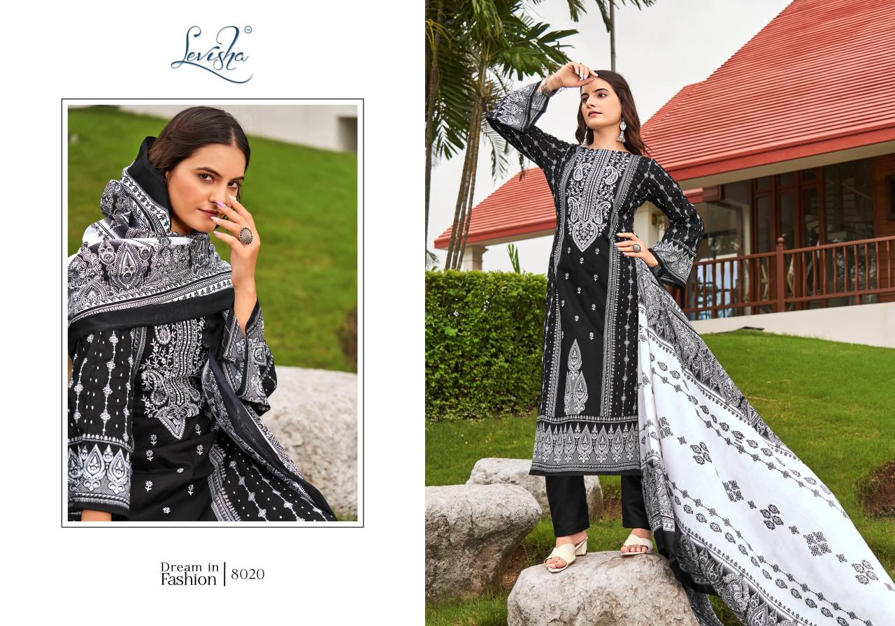 Levisha Naira Nx 8 Cotton Printed Dress Material Collection