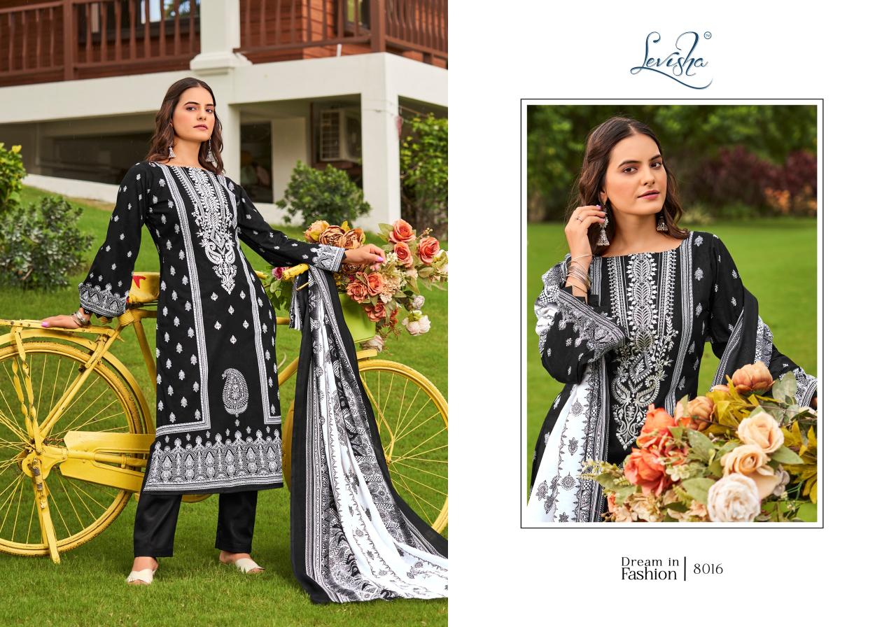 Levisha Naira Nx 8 Cotton Printed Dress Material Collection