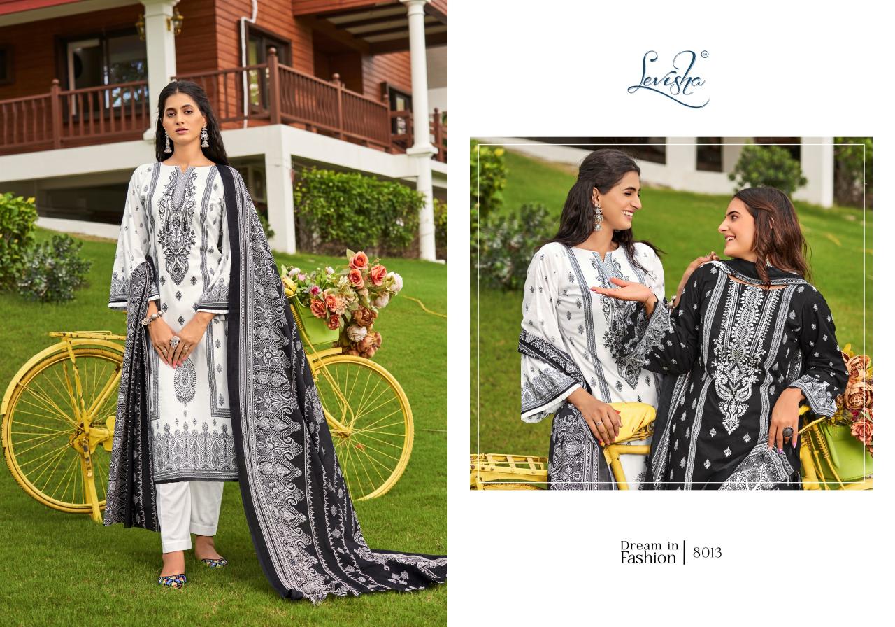 Levisha Naira Nx 8 Cotton Printed Dress Material Collection