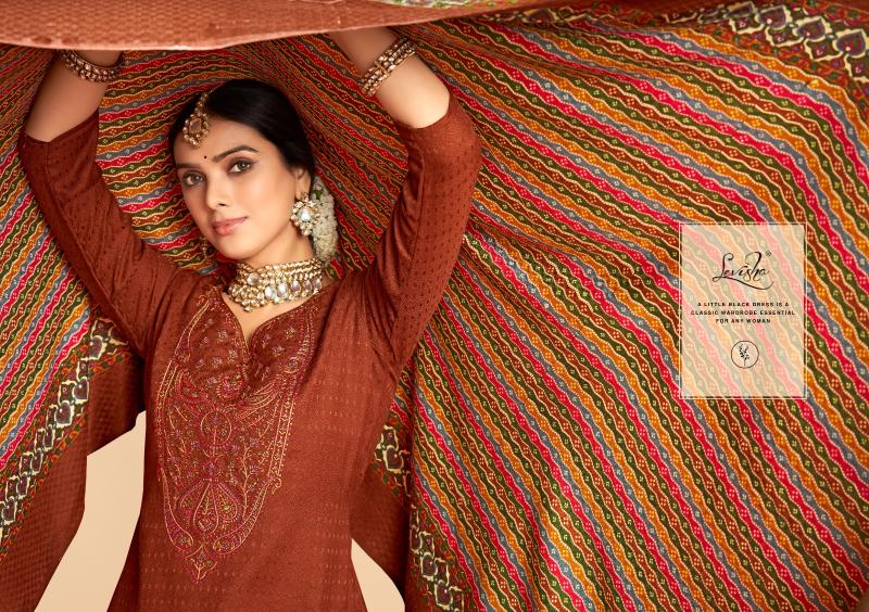 Levisha Nigar Pure Pashmina Pakistani Salwar Suits Collection