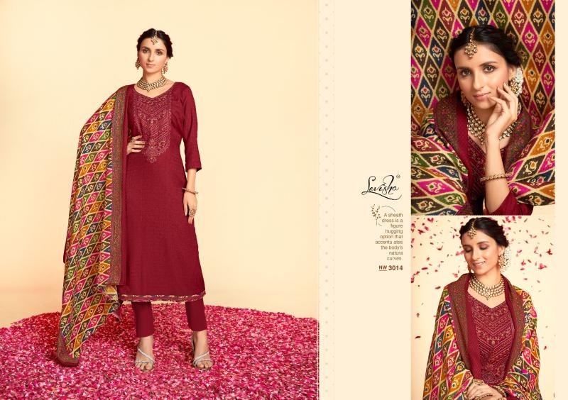 Levisha Nigar Pure Pashmina Pakistani Salwar Suits Collection