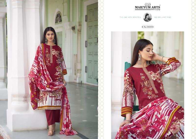 Mariyum Mahfoozhah Cotton Printed Dress Material Collection