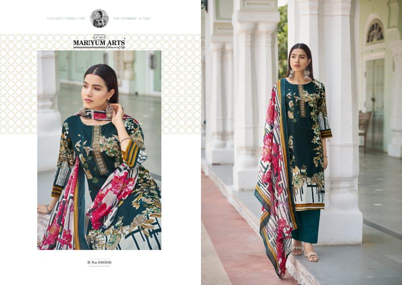 Mariyum Mahfoozhah Cotton Printed Dress Material Collection