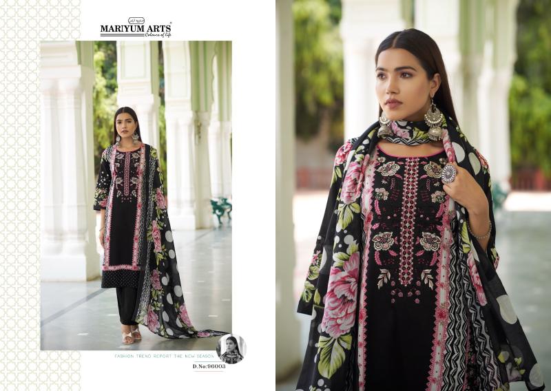 Mariyum Mahfoozhah Cotton Printed Dress Material Collection