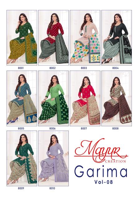 Mayur Garima Vol 8 Cotton Printed Dress Material Collection