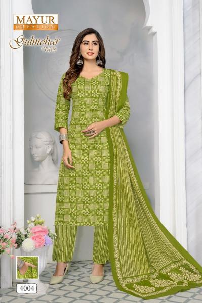 Mayur Gulmohar Vol 4 Cotton Printed Dress Material