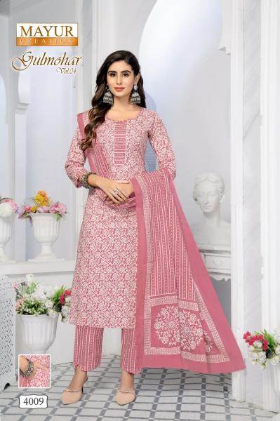 Mayur Gulmohar Vol 4 Cotton Printed Dress Material