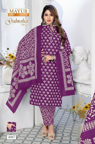 Mayur Gulmohar Vol 4 Cotton Printed Dress Material