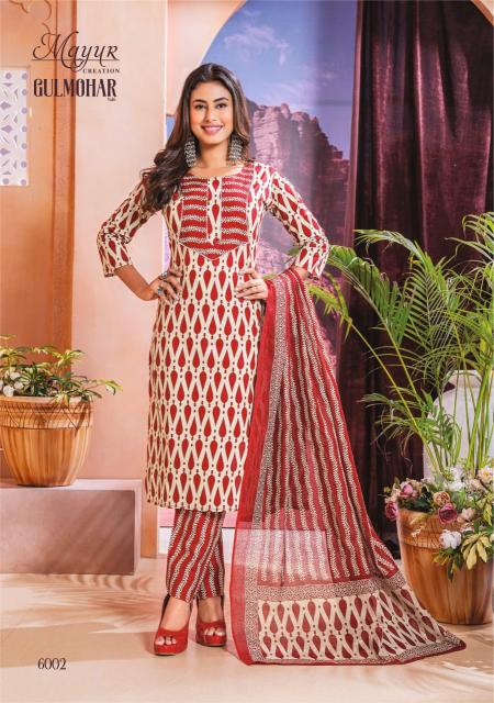 Mayur Gulmohar Vol 6 Cotton Printed Dress Material Collection