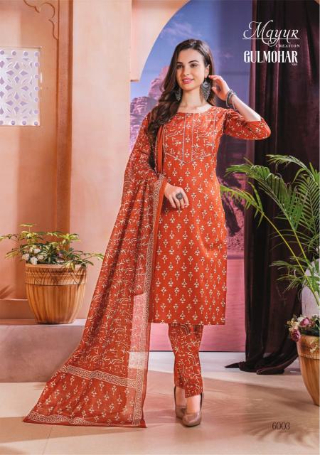 Mayur Gulmohar Vol 6 Cotton Printed Dress Material Collection