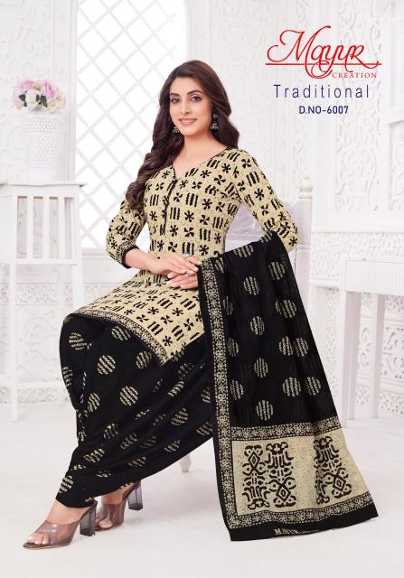 Mayur Traditional Vol 6 Cotton Dress Material Collection