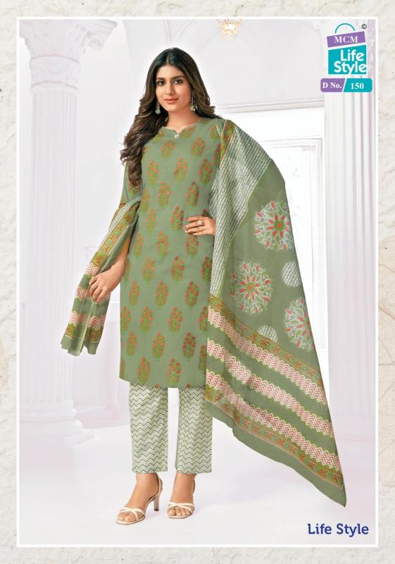 Mcm Life Style Vol 3 Ethnic Wear Cotton Dress Material Collection