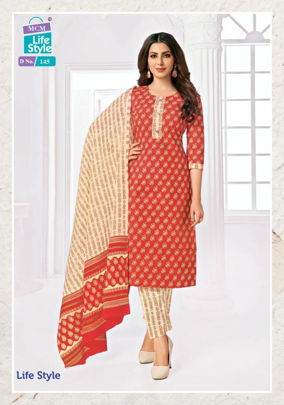 Mcm Life Style Vol 3 Ethnic Wear Cotton Dress Material Collection