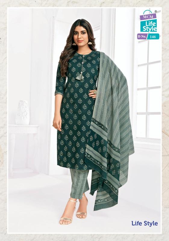 Mcm Life Style Vol 3 Ethnic Wear Cotton Dress Material Collection