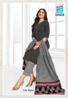 Mcm Life Style Vol 3 Ethnic Wear Cotton Dress Material Collection