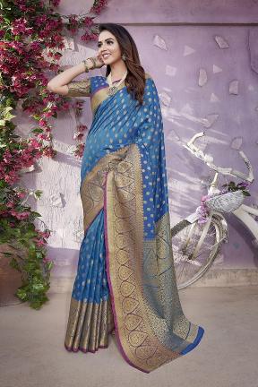 Meera 214 Party Wear Banarasi Silk Saree Collection