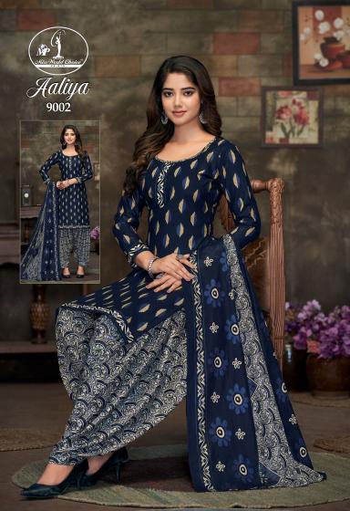 Miss World Aaliya Vol 9 Cotton Printed Dress Material