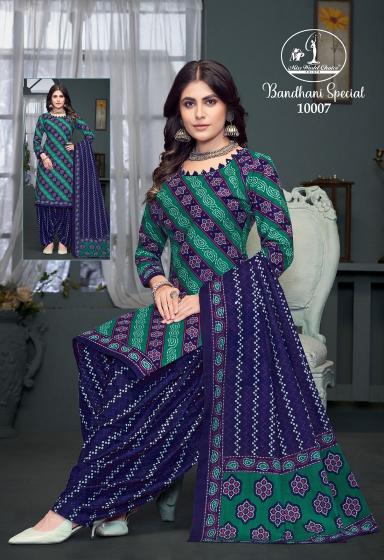 Miss World Bandhni Vol 10 Cotton Printed Dress Material