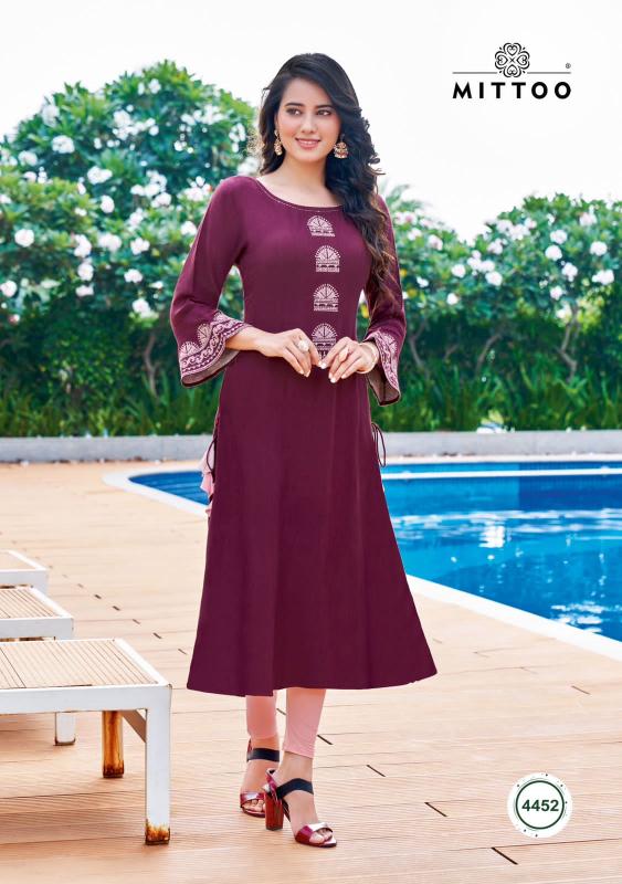 Mittoo Mayurika Vol 9 Styles Designer Long Kurti Collection