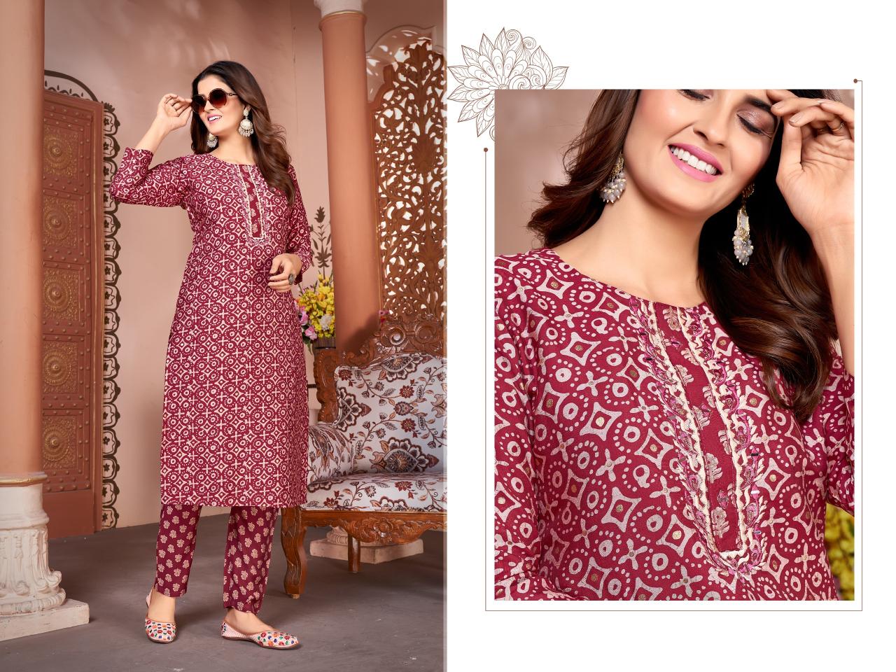 Moksh Magic Vol 1 Royal Silk Kurti With Bottom Collection