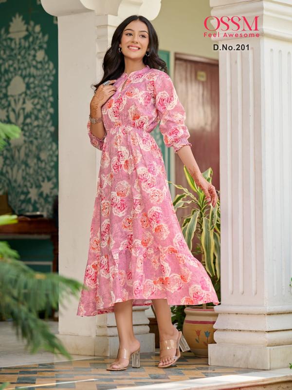 Ossm Summer Style Vol 2 Cotton Long Kurti Collection