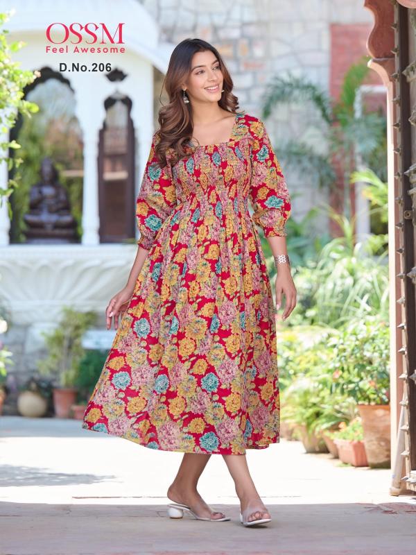 Ossm Summer Style Vol 2 Cotton Long Kurti Collection