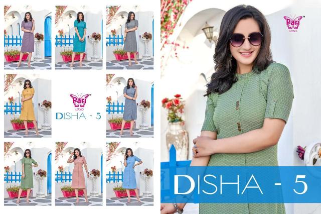 Pari Disha 5 Fancy Rayon Designer Kurti Collection