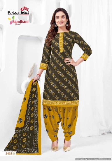 Patidar Bandhani Special Vol 34 Printed Cotton Dress Material