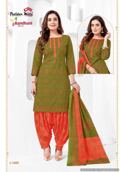 Patidar Bandhani Special Vol 34 Printed Cotton Dress Material