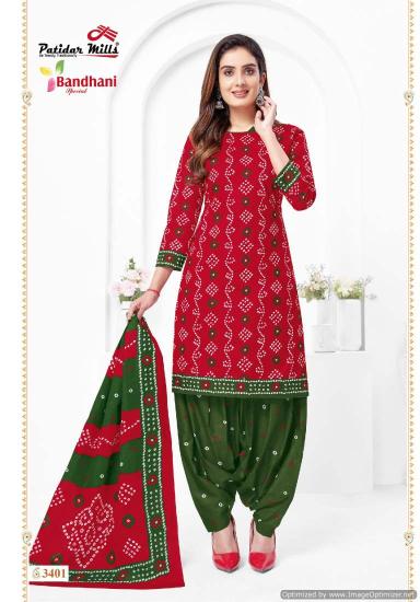 Patidar Bandhani Special Vol 34 Printed Cotton Dress Material