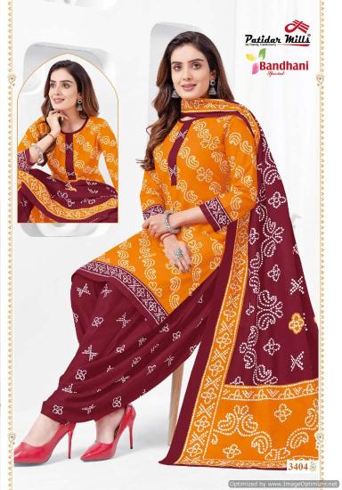 Patidar Bandhani Special Vol 34 Printed Cotton Dress Material