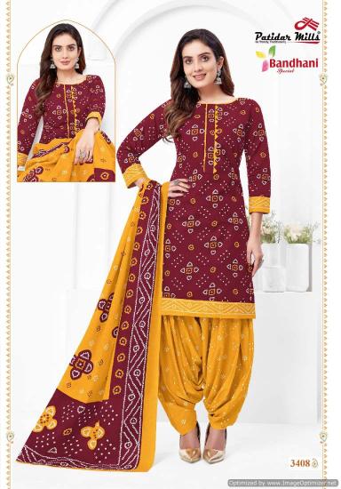 Patidar Bandhani Special Vol 34 Printed Cotton Dress Material