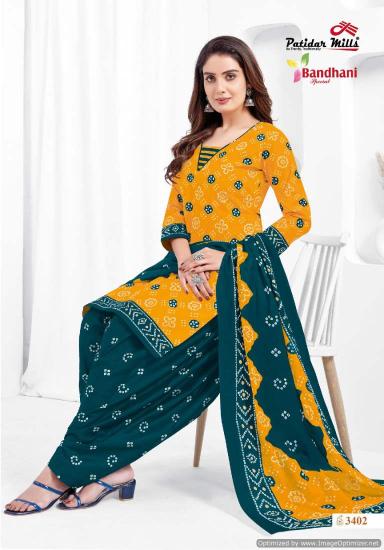 Patidar Bandhani Special Vol 34 Printed Cotton Dress Material