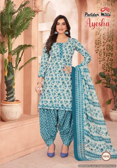 Patidar Mills Ayesha Vol 1 Heacy Cotton Dress Material Collection