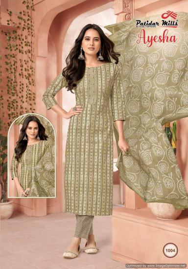 Patidar Mills Ayesha Vol 1 Heacy Cotton Dress Material Collection