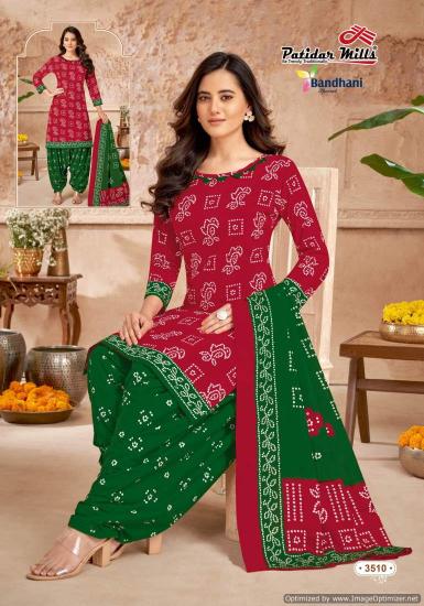 Patidar Mills Bandhani Special Vol 35 Cotton Dress Material