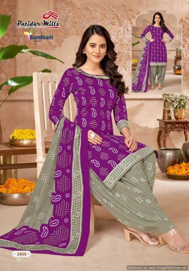 Patidar Mills Bandhani Special Vol 35 Cotton Dress Material