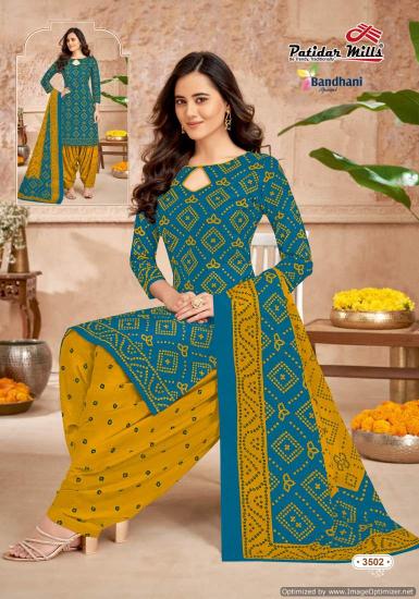 Patidar Mills Bandhani Special Vol 35 Cotton Dress Material