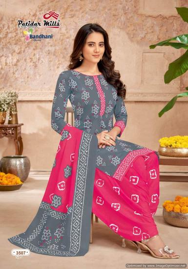 Patidar Mills Bandhani Special Vol 35 Cotton Dress Material