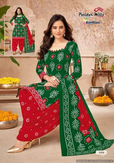 Patidar Mills Bandhani Special Vol 35 Cotton Dress Material