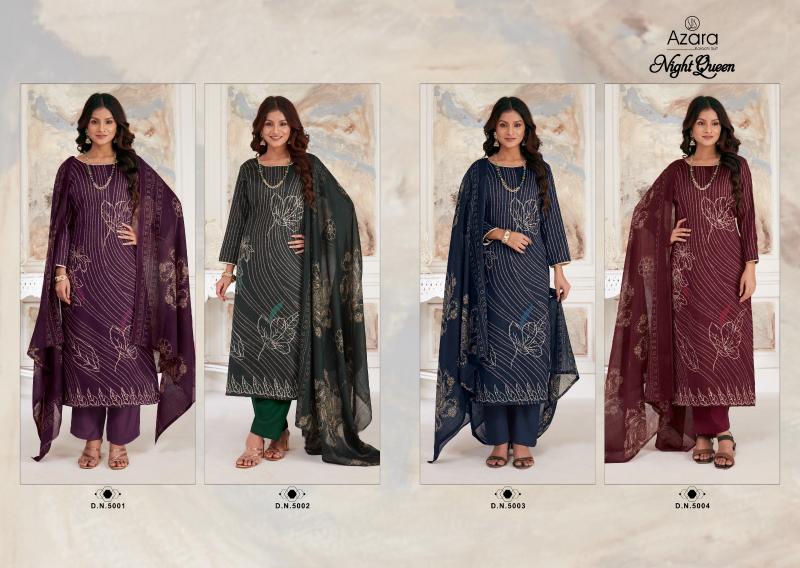 Radhika Azara Night Queen Cotton Dress Material Collection