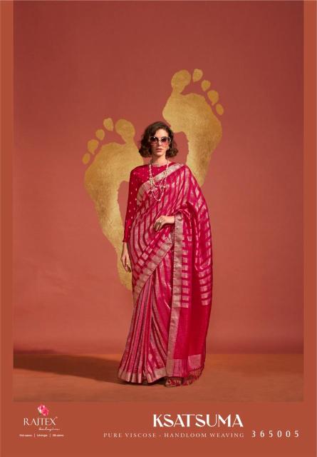 Rajtex Ksatsuma Viscose Handwoven Designer Sarees Collection