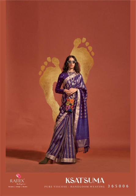 Rajtex Ksatsuma Viscose Handwoven Designer Sarees Collection