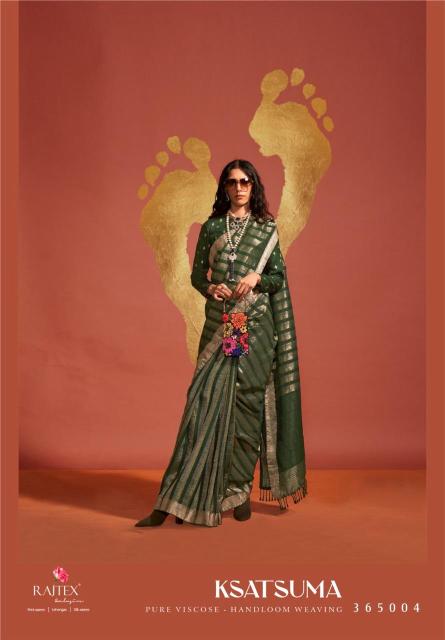 Rajtex Ksatsuma Viscose Handwoven Designer Sarees Collection