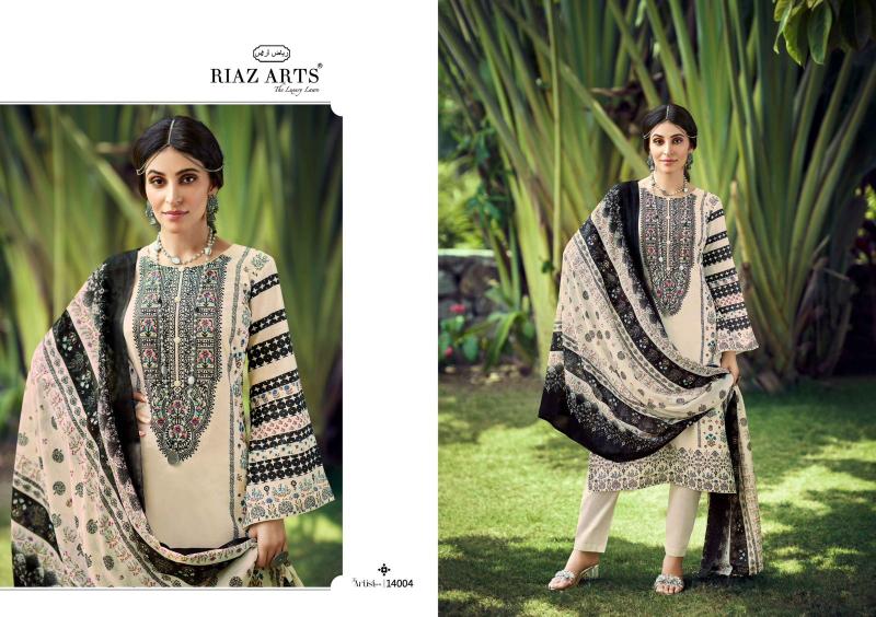 Riaz Arts The Artist Vol 3 Lawn Digital Printed Dress Material Collection