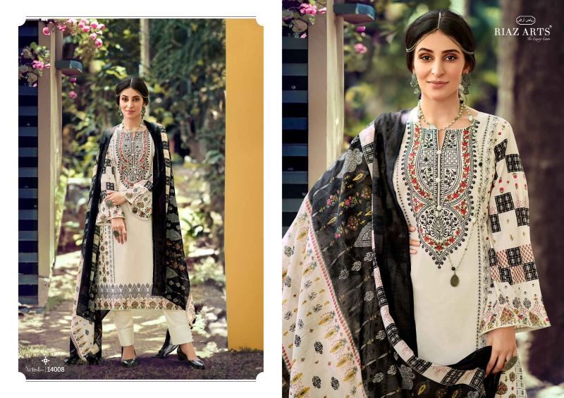 Riaz Arts The Artist Vol 3 Lawn Digital Printed Dress Material Collection