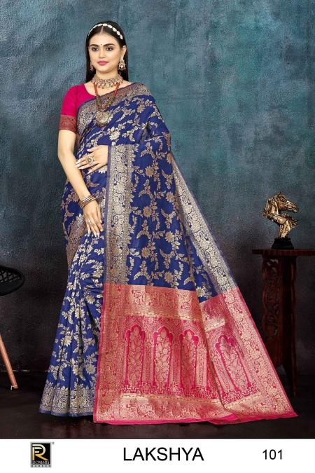 Ronisha Lakshya Banarasi Silk Saree Collection