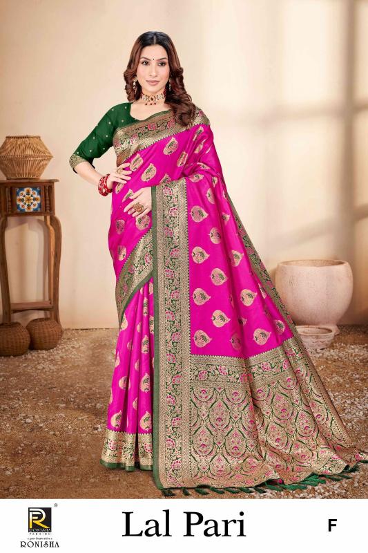 Ronisha Lalpari Banarasi Silk Saree Collection