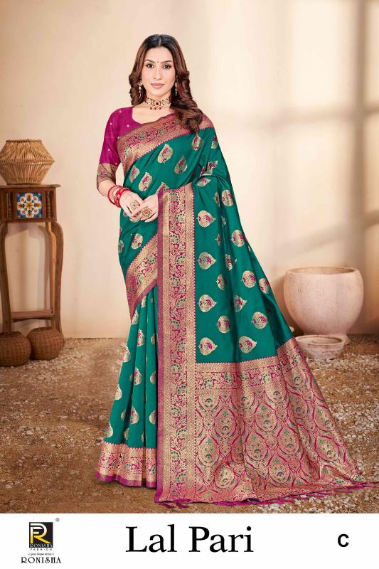 Ronisha Lalpari Banarasi Silk Saree Collection